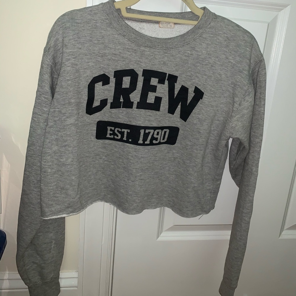 Cropped sweatshirt